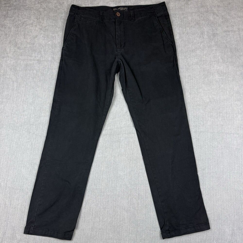 American Eagle Pants Mens 34x30 Blue Core Flex Slim Straight Stretch Chino